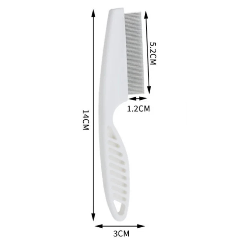 Peine para pulgas de acero inoxidable