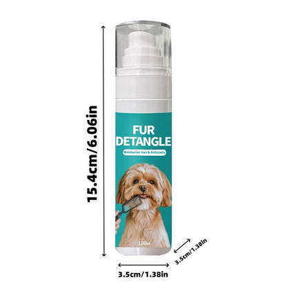 Spray para desenredar el pelo de mascotas