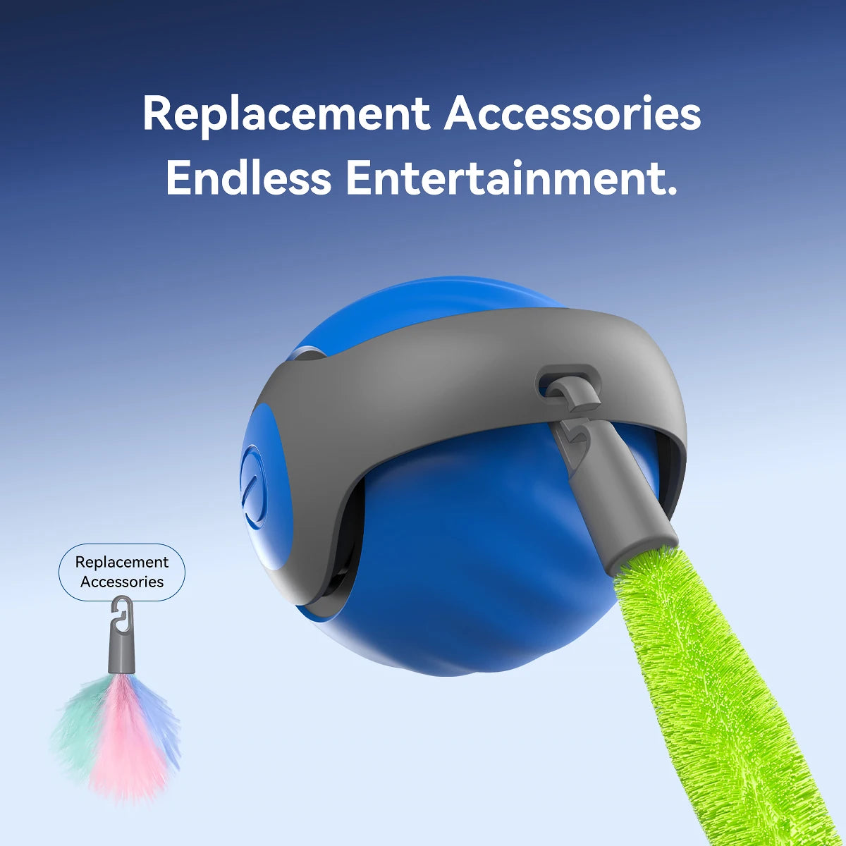 Pelota de juguete móvil para gatos