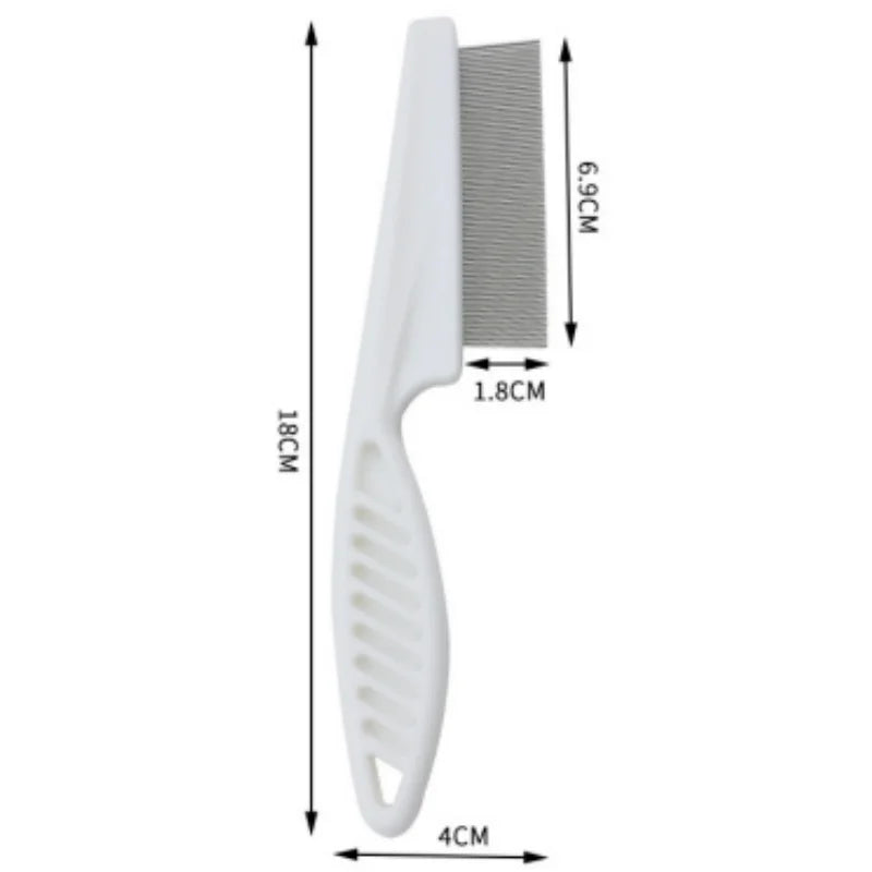 Peine para pulgas de acero inoxidable