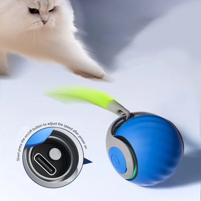 Pelota de juguete móvil para gatos