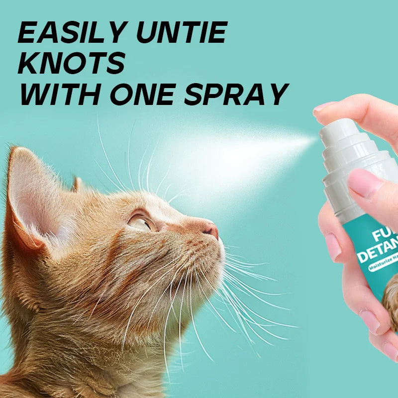 Spray para desenredar el pelo de mascotas